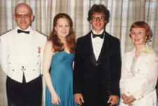 Mary Lubin in 1980 w/family